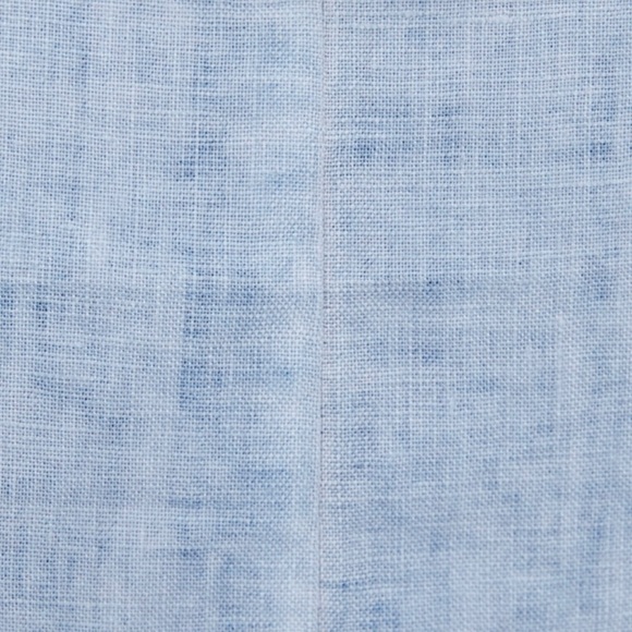 Zara Linen Light Blue Raw Hem A-Line Dress in XS - Picture 3 of 4